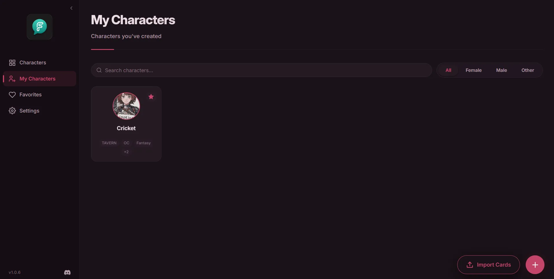 Infinite Roster